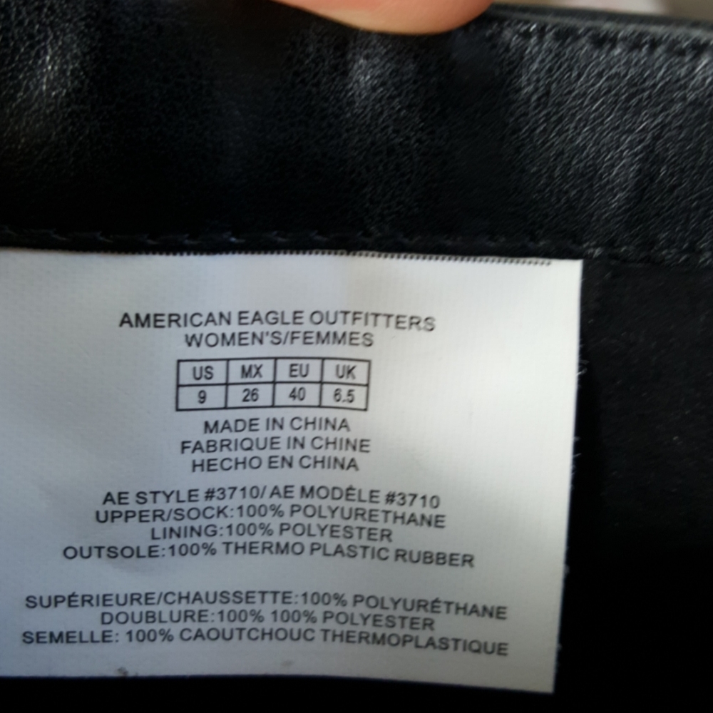 AEO black booties size 9 - Picture 3 of 6